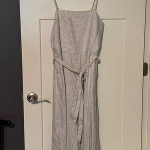 Striped summer jumpsuit